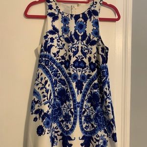 Paisley Blue Dress